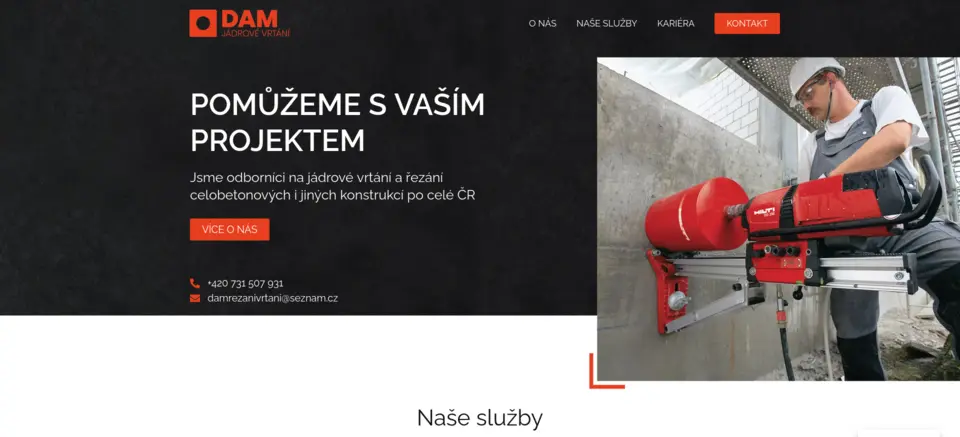 Preview of the website