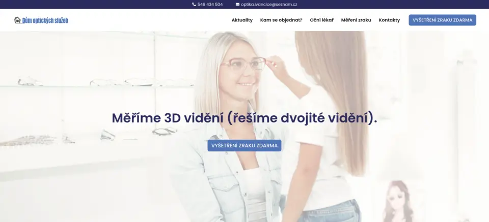 Preview of the website