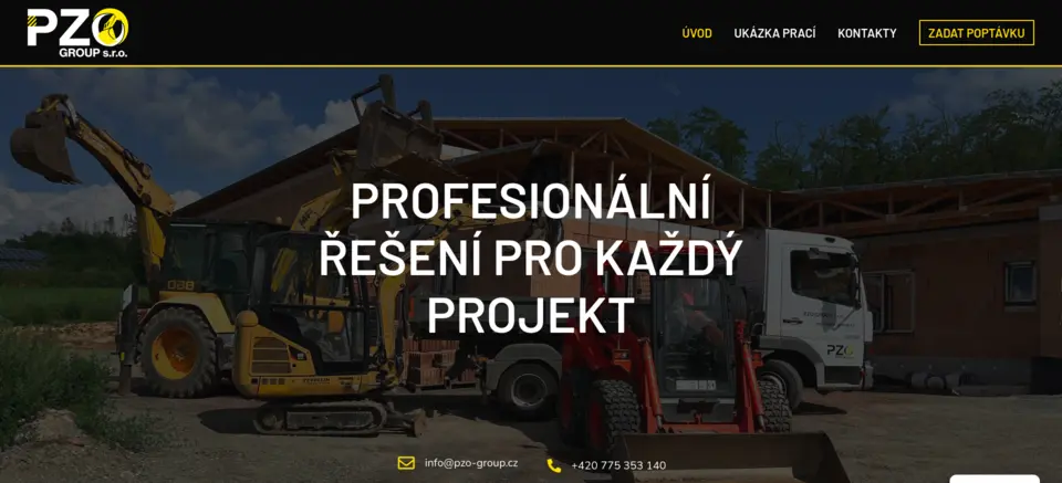 Preview of the website